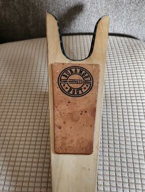 Durango Brown Leather Boot Patch Display